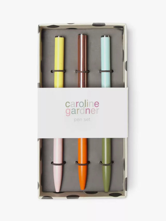 Caroline Gardner Slim Boxed Pen set