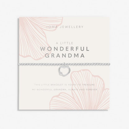 Joma Jewellery a Little "Wonderful Grandma" Bracelet