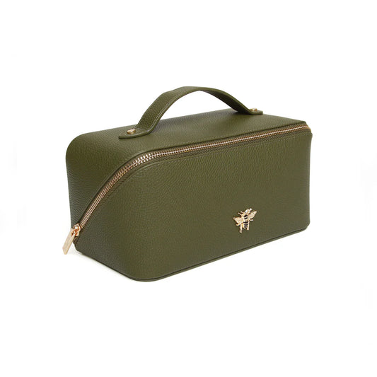 Alice Wheeler Mini Train Case Olive