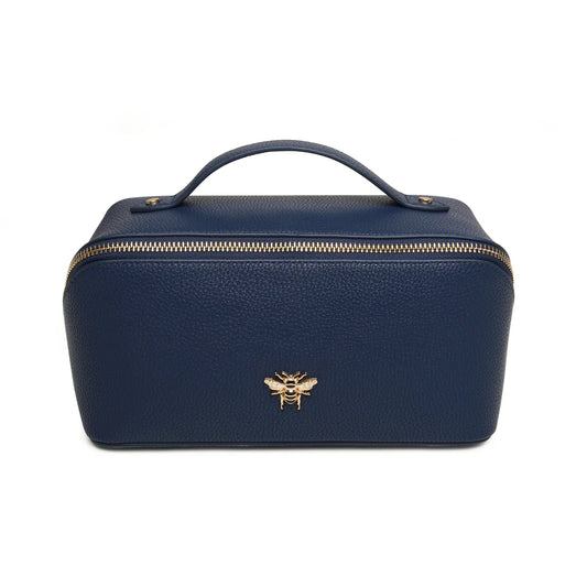 Alice Wheeler Mini Train Case Navy