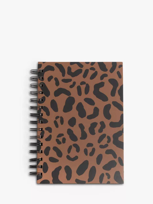 Caroline Gardner A5 Leopard Notebook