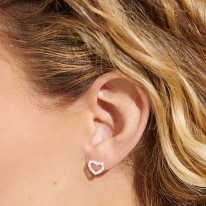 Joma Earring Bauble With Love Stud Earrings