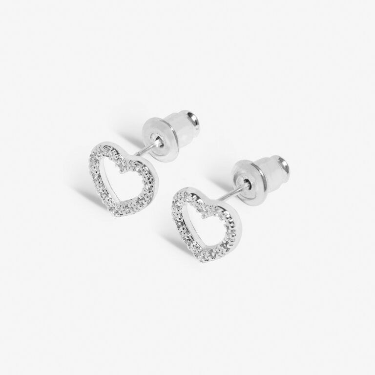 Joma Earring Bauble With Love Stud Earrings