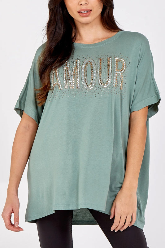 Amour Diamanté T-Shirt