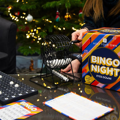 Talking Tables Classic Bingo Game with Metal Wheel