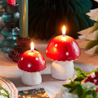 Talking Tables Red Mushroom Candle