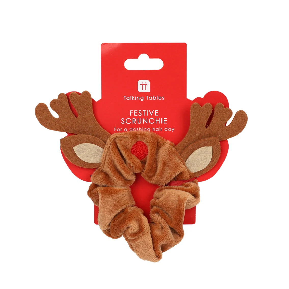 TT Brown Reindeer Hair Scrunchies