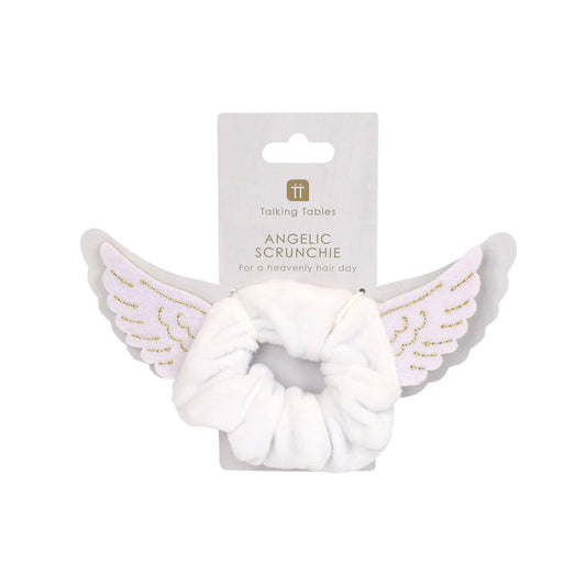 TT White Angel Hair Scrunchies