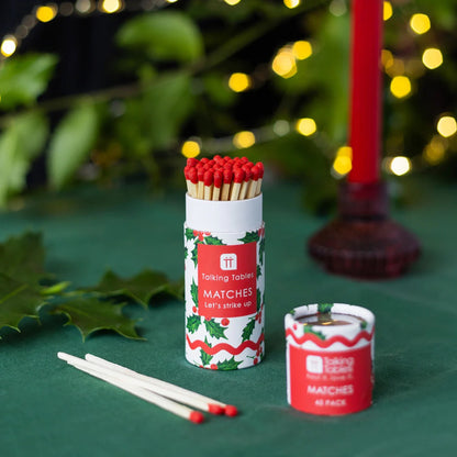 Holly Christmas Matches 45pk