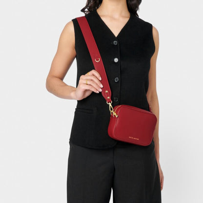 Katie Loxton Zana Red Mini Crossbody Bag