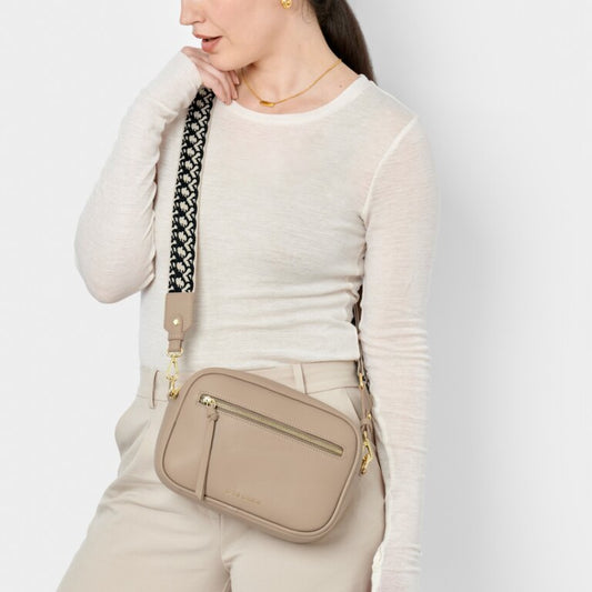 Katie Loxton Hallie Crossbody Bag Light Taupe