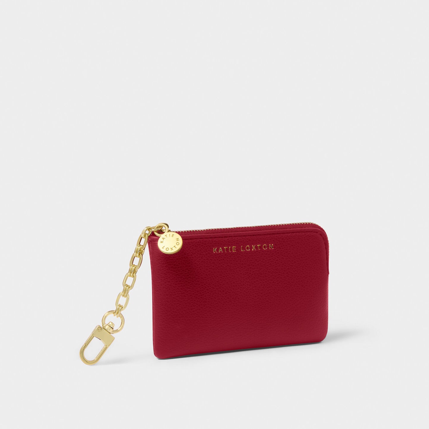 Katie Loxton Tilly Keychain Purse Garnet Red