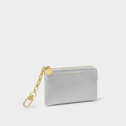 Katie Loxton Tilly Keychain Purse Silver