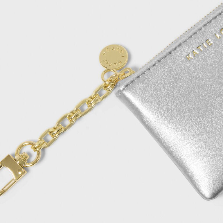 Katie Loxton Tilly Keychain Purse Silver