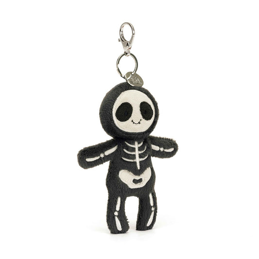 Jellycat Skeleton Bob bag charm