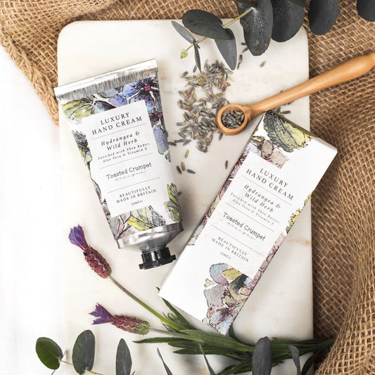 Toasted Crumpet Hydrangea and Wild Herb Hand Cream