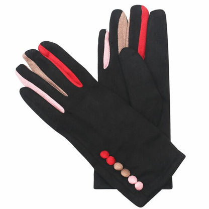 Equilibrium Ladies Boxed Gloves, colourful fingers