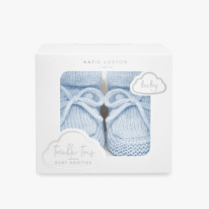 KATIE LOXTON | KNITTED BABY BOOTS | BLUE