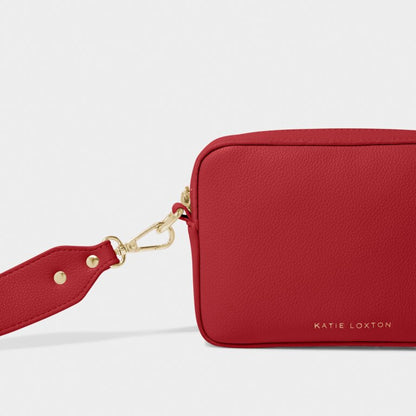 Katie Loxton Zana Red Mini Crossbody Bag