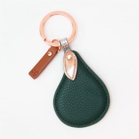 Caroline Gardner Green Pear Keyring