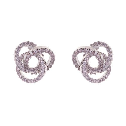 D&X Kylie Clear Crystals Earrings