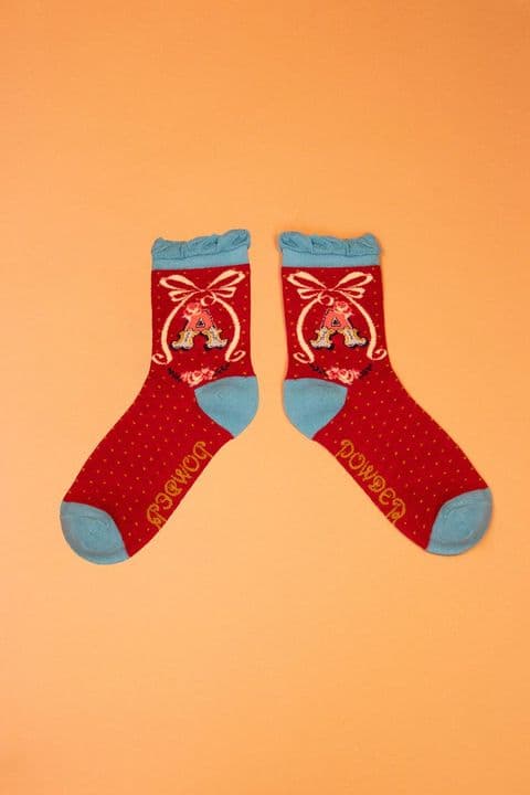 Powder Initial Socks - A